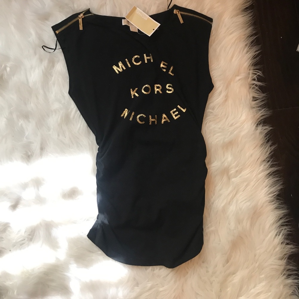 Michael kors black t shirt NWT